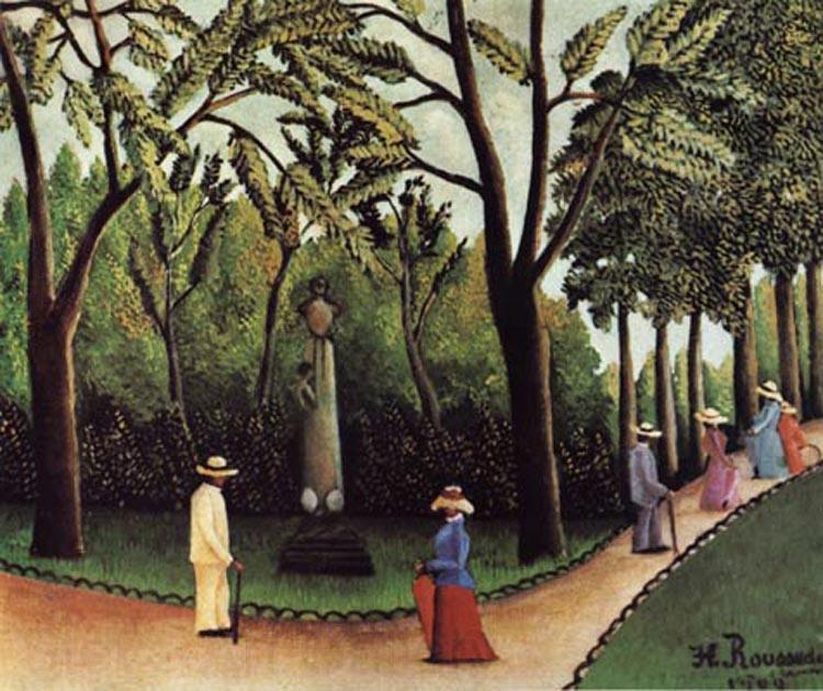 Henri Rousseau View of the Luxembourg,Chopin Monument Germany oil painting art